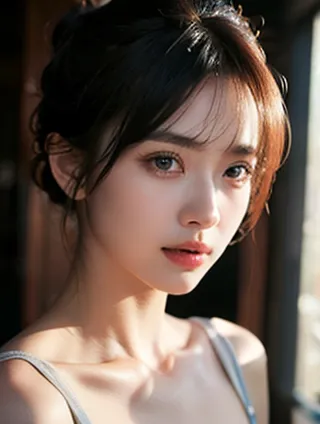 女模特写真与装修材料：家居美学的双重奏